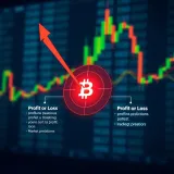 Diagram of binary options trading showing profit or loss based on market predictions