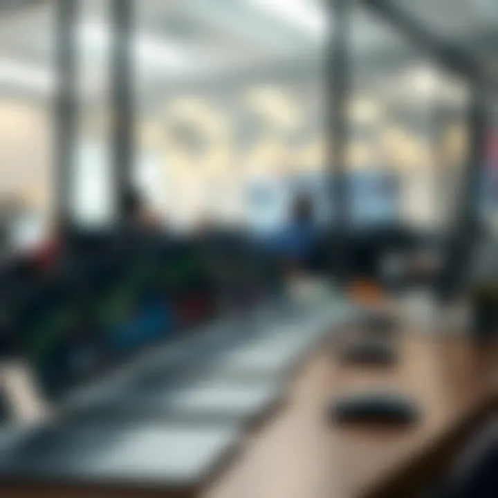 Comparison of trading platforms featuring various asset types and user interfaces