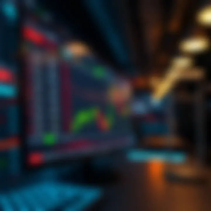 Illustration of a secure online platform interface for binary options