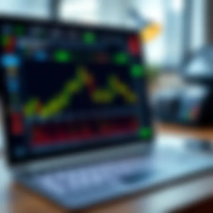 User interface of a beginner-friendly trading platform showing charts and options