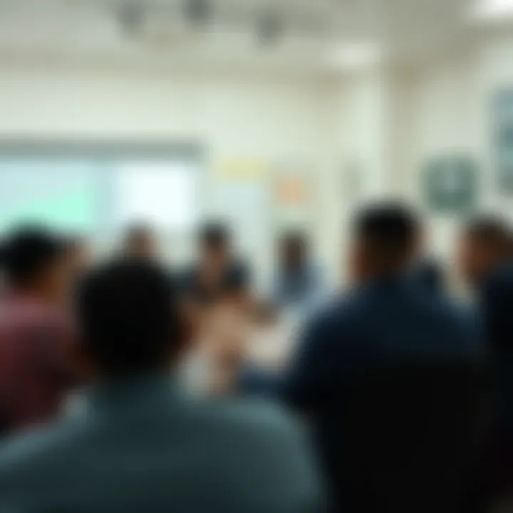 Strengthening Resilience through Community and Institutional Collaboration Community members and institutional representatives collaborating during a disaster preparedness meeting to enhance resilience