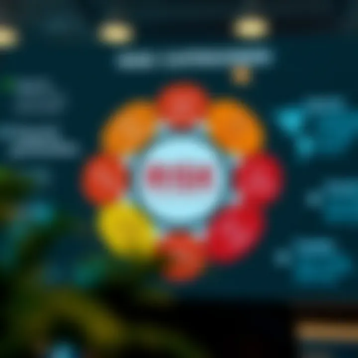 Diagram illustrating various types of risks impacting business projects