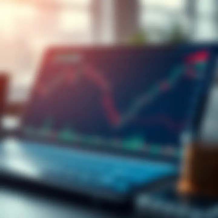 Graph illustrating the impact of economic events on currency price movements in the Forex market