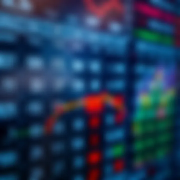 Detailed view of an economic calendar showing various financial indicators and their scheduled release times