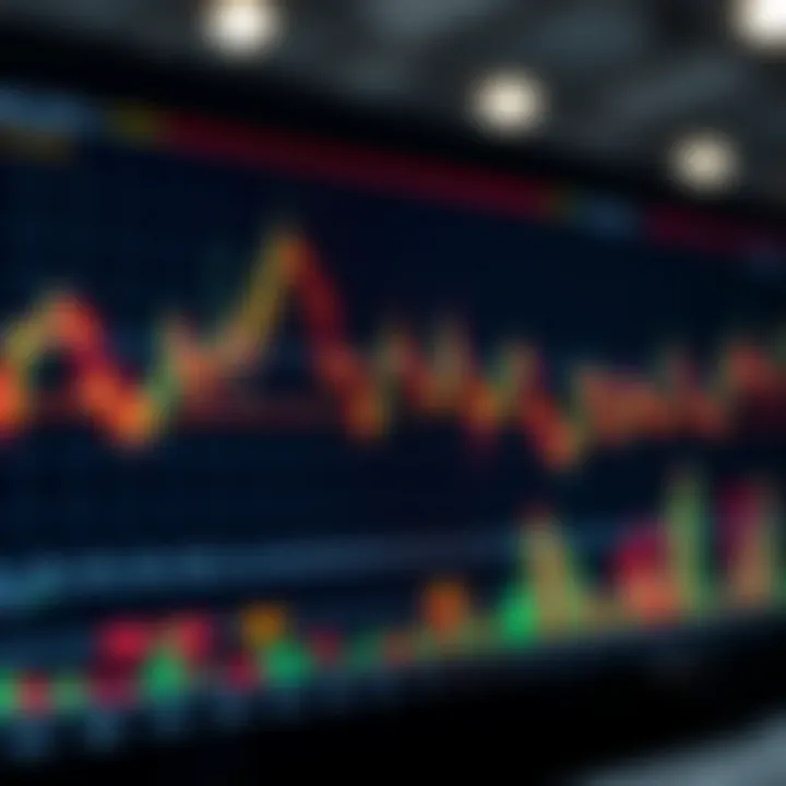 Graph showing financial data and a digital connection symbolizing automated investment copying