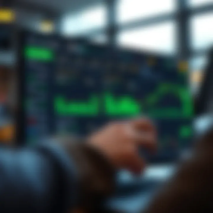 Copy Trading Platform with Trader Performance Overview Illustration of a digital platform interface displaying multiple traders' performance statistics