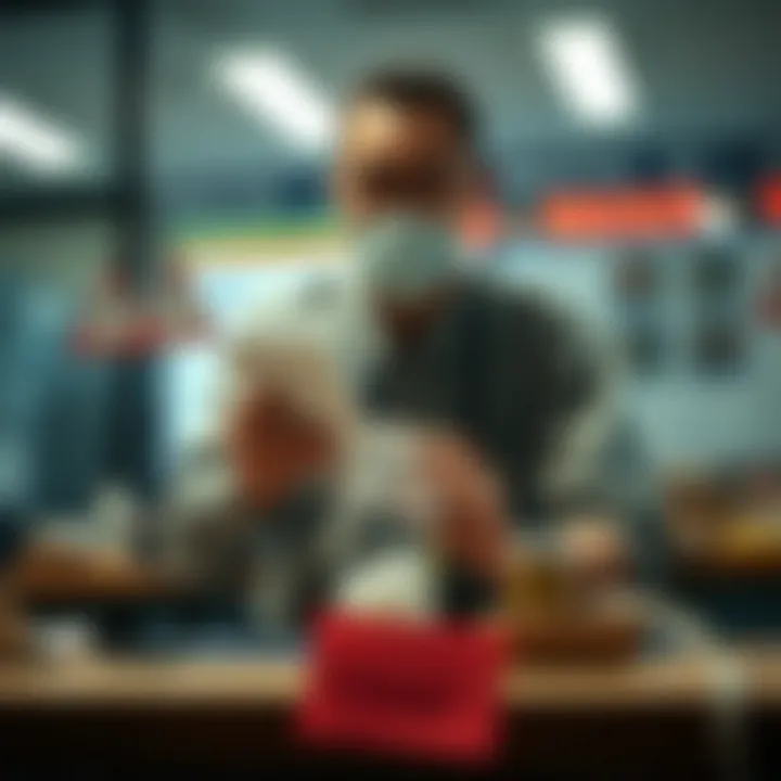 Visual representation of financial fraud warning signs and protective measures