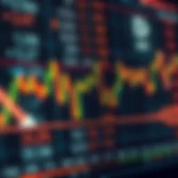 Currency Exchange Rate Fluctuations in Forex Trading Graph showing currency pairs exchange rates fluctuating in Forex market