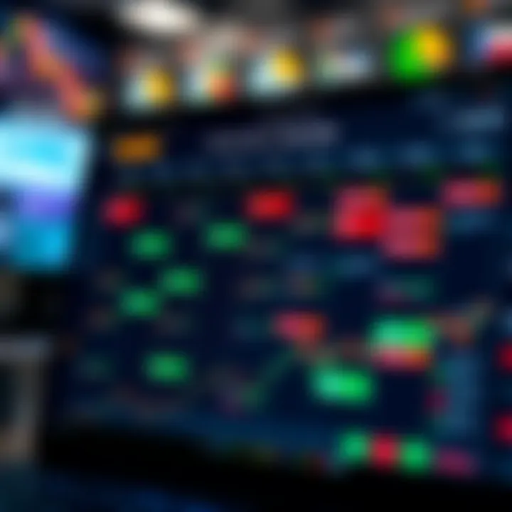 Economic calendar interface showing upcoming key financial events and indicators