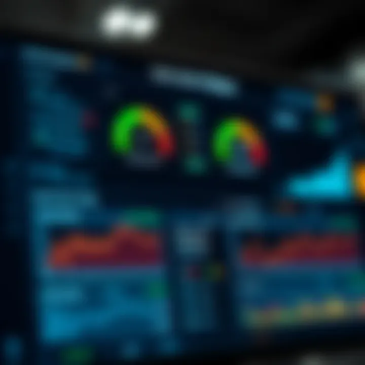 Dashboard displaying risk levels and control measures in a digital risk management portal