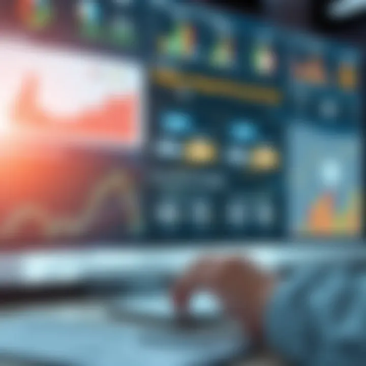 Visualization of risk mitigation strategies applied in organizational settings with charts and workflow