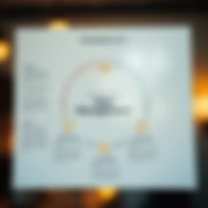 Diagram illustrating risk management cycle including identification, assessment, mitigation, and monitoring phases
