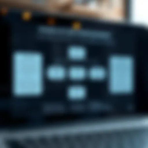 Flowchart illustrating risk management phases including identification, evaluation, control, and monitoring