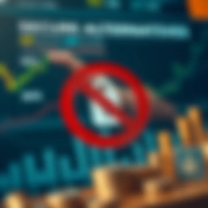 Graphic depicting safer investment alternatives with growth charts and secure financial icons